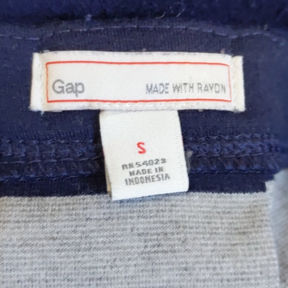 Gap Striped Shift Dress Size Small 3/4 Sleeve - Picture 8 of 8